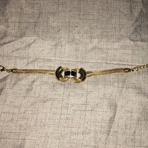 Zircon gold bracelet